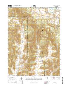 Warren Draw 2014 topographic map thumbnail