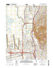 Salt Lake City North 2014 topographic map thumbnail