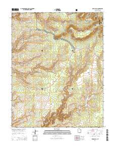 Kane Gulch 2014 topographic map thumbnail