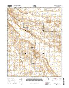 Klondike Bluffs 2014 topographic map thumbnail