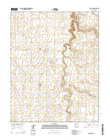 Oljato NE 2014 topographic map thumbnail