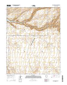 Halls Crossing NE 2014 topographic map thumbnail