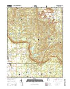 Blind Lake 2014 topographic map thumbnail