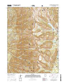 Huntington Reservoir 2014 topographic map thumbnail