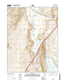 Mills 2014 topographic map thumbnail