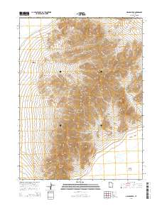 Graham Peak 2014 topographic map thumbnail