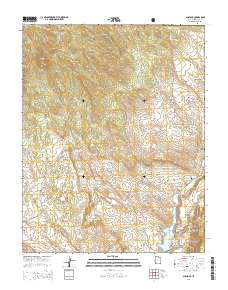 Gunlock 2014 topographic map thumbnail