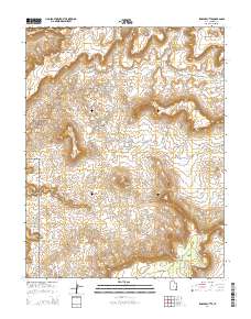 Fiddler Butte 2014 topographic map thumbnail