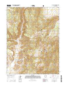 Bull Rush Peak 2014 topographic map thumbnail