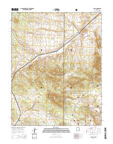 Uvada 2014 topographic map thumbnail