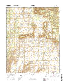 Elephant Butte 2014 topographic map thumbnail