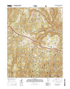 Trail Mountain 2014 topographic map thumbnail