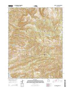 Crandall Canyon 2014 topographic map thumbnail