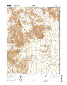 Crystal Peak 2014 topographic map thumbnail