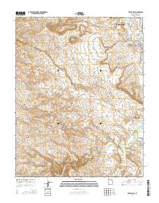 White Hills 2014 topographic map thumbnail