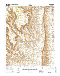 Bluff NW 2014 topographic map thumbnail