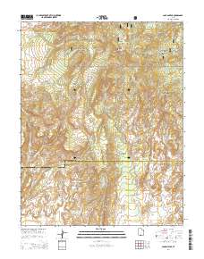 Canaan Peak 2014 topographic map thumbnail