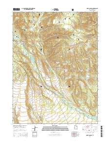 Dark Canyon 2014 topographic map thumbnail