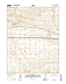 Sagers Flat 2014 topographic map preview