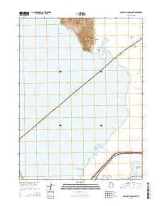 Antelope Island South 2014 topographic map thumbnail
