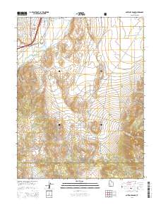 Antelope Range 2014 topographic map thumbnail