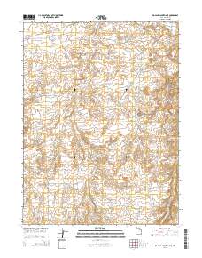 Big Pack Mountain NE 2014 topographic map thumbnail