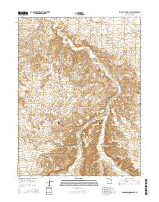 Big Pack Mountain NW 2014 topographic map thumbnail