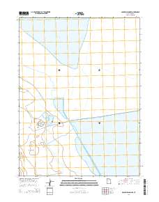 Badger Island NW 2014 topographic map thumbnail