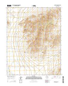 Badger Peak 2014 topographic map thumbnail