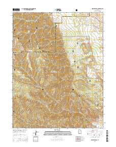 Beehive Peak 2014 topographic map thumbnail