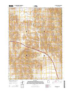 Blind Springs 2014 topographic map thumbnail