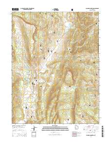 Hilgard Mountain 2014 topographic map thumbnail