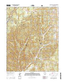Long Valley Junction 2014 topographic map thumbnail