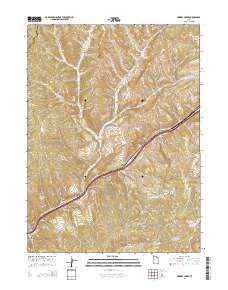 Heiners Creek 2014 topographic map thumbnail