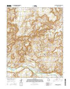 Montezuma Creek 2014 topographic map thumbnail