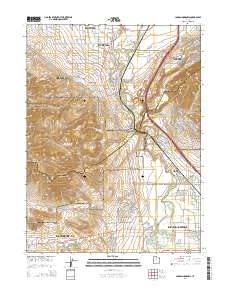 Jordan Narrows 2014 topographic map thumbnail