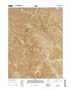 Lowe Peak 2014 topographic map thumbnail