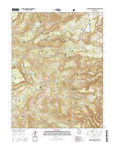 Lower Bowns Reservoir 2014 topographic map thumbnail