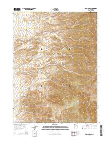Rocky Pass Peak 2014 topographic map thumbnail