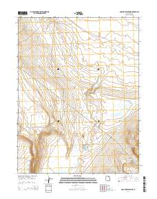 Mud Lake Reservoir 2014 topographic map thumbnail