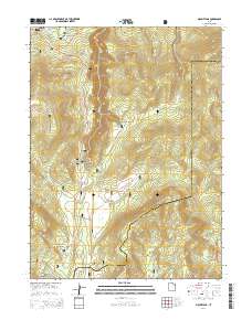 Mount Lena 2014 topographic map thumbnail