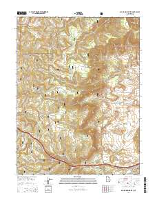 Old Woman Plateau 2014 topographic map thumbnail