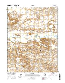 Ouray SE 2014 topographic map thumbnail