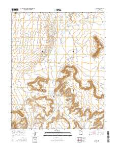 Oljato 2014 topographic map thumbnail