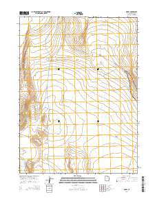Rozel 2014 topographic map thumbnail