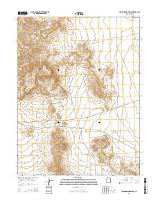 Topaz Mountain East 2014 topographic map thumbnail