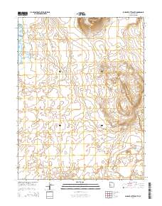 Pahvant Butte South 2014 topographic map thumbnail