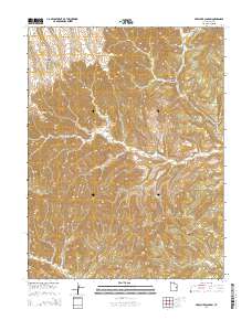 Preacher Canyon 2014 topographic map thumbnail