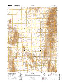 Sally Mountain 2014 topographic map thumbnail