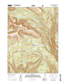 Rasmussen Lakes 2014 topographic map thumbnail